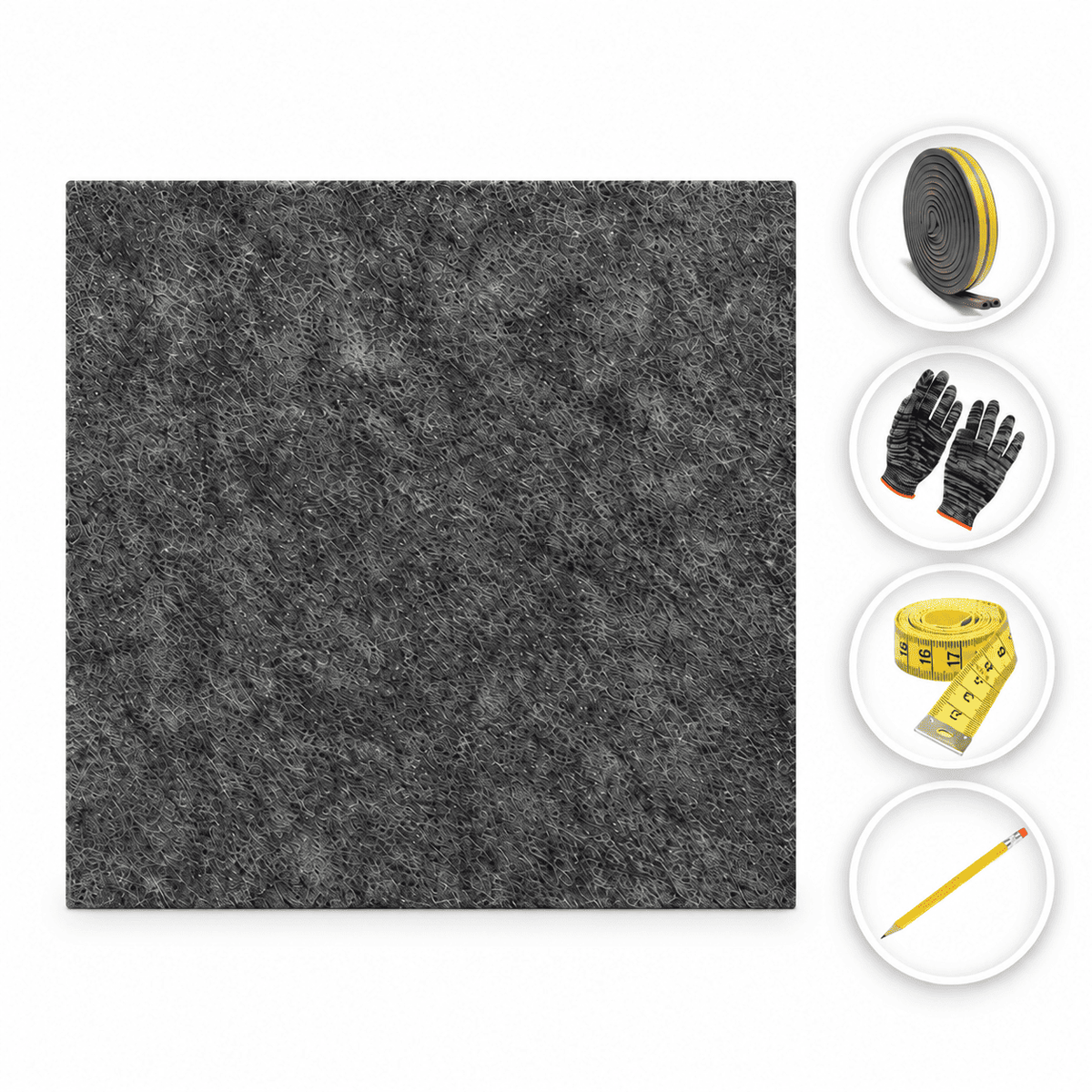 Quiet Your Room in 20 Minutes — Door Soundproofing Kit (KK1184)