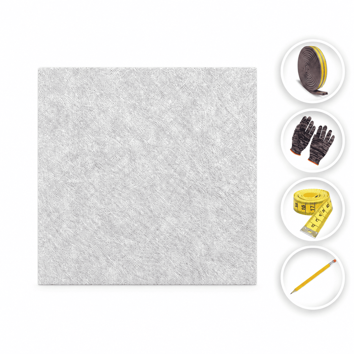 Quiet Your Room in 20 Minutes — Door Soundproofing Kit (KK1184)