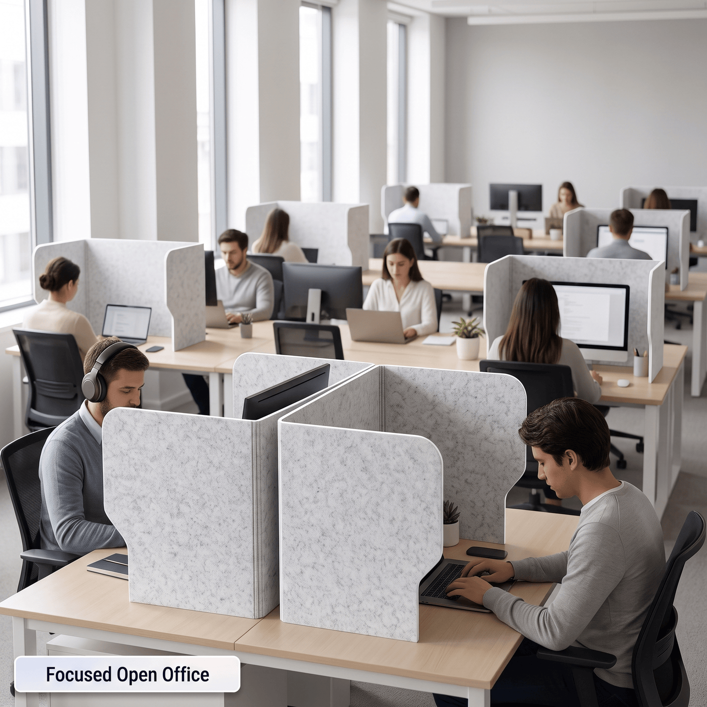 Arrowzoom Acoustic Desk Divider PRO KK1480