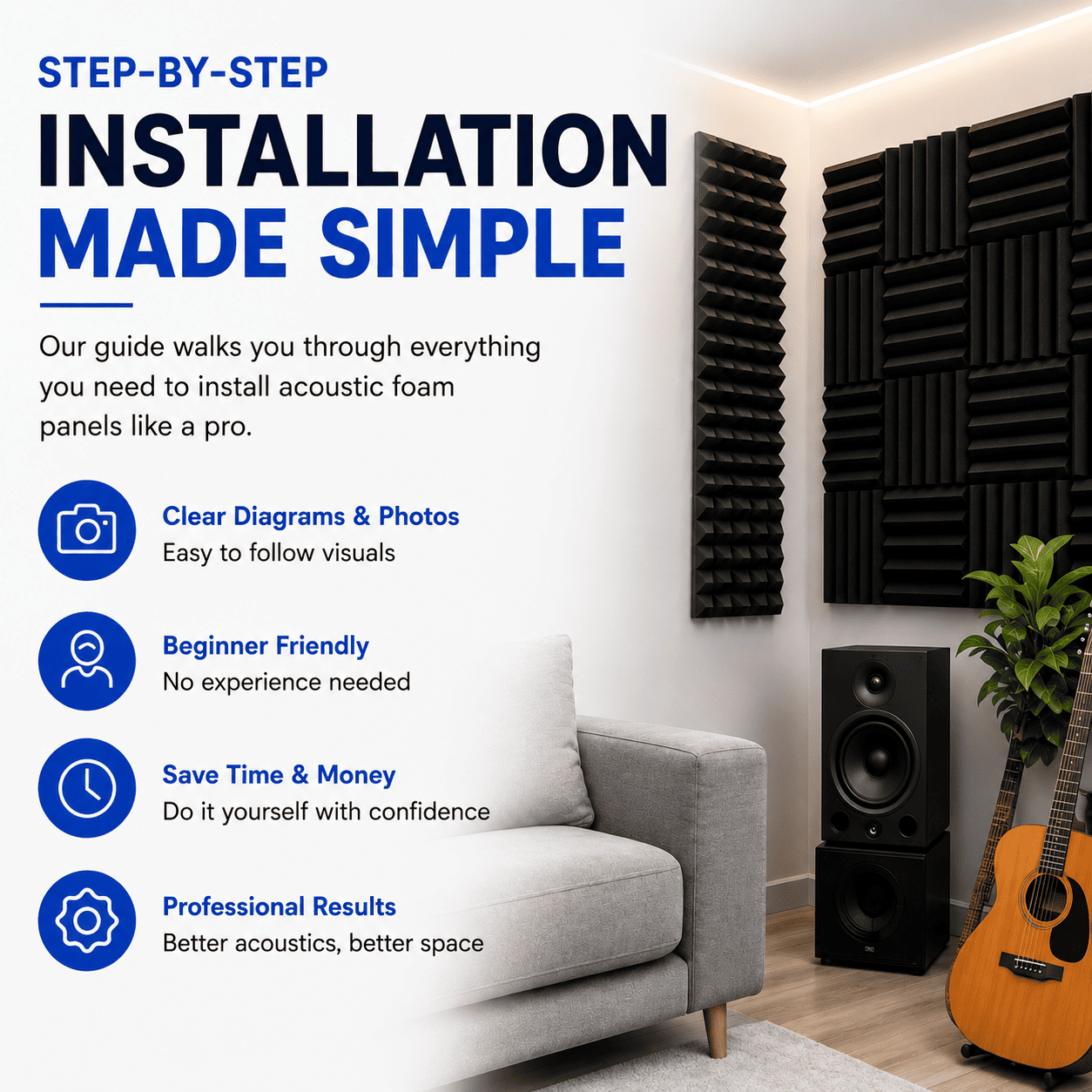FREE Guide for Acoustic Foam Panels