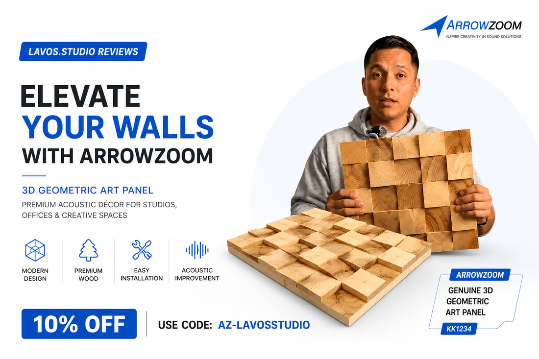 Elevate Your Walls with LAVOS.STUDIO's Arrowzoom 3D Geometric Art Panels