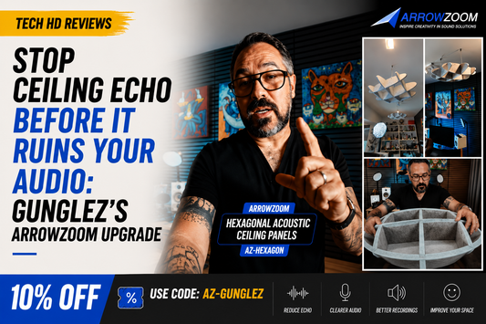 Stop Ceiling Echo Before It Ruins Your Audio: GUNGLEZ's Arrowzoom Upgrade