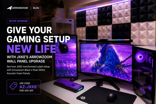 Give Your Gaming Setup New Life with JXKE's Arrowzoom Wall Panel Upgrade