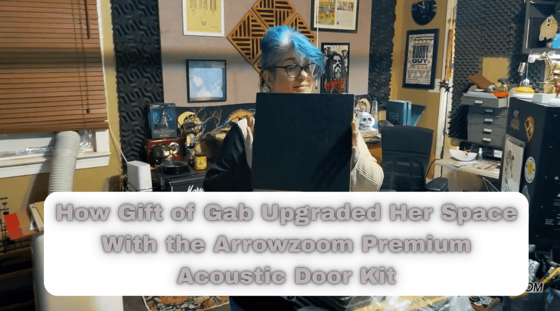 How Gift of Gab Upgraded Her Space With the Arrowzoom Premium Acoustic Door Kit