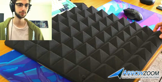 Self Adhesive Acoustic Foam Panels