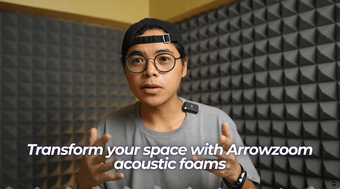 Transform your space with Arrowzoom acoustic foams