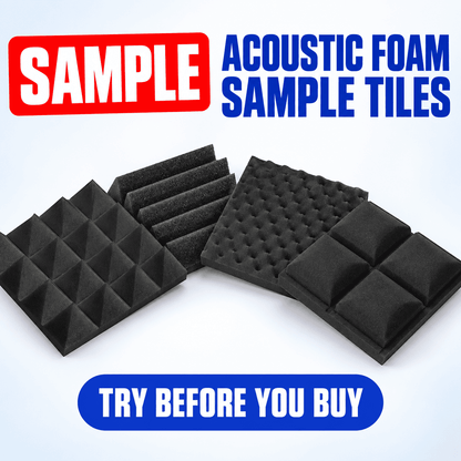 Try Before You Buy — Acoustic Foam Sample (4 Shapes) · KK1034, KK1052, KK1040, KK1134