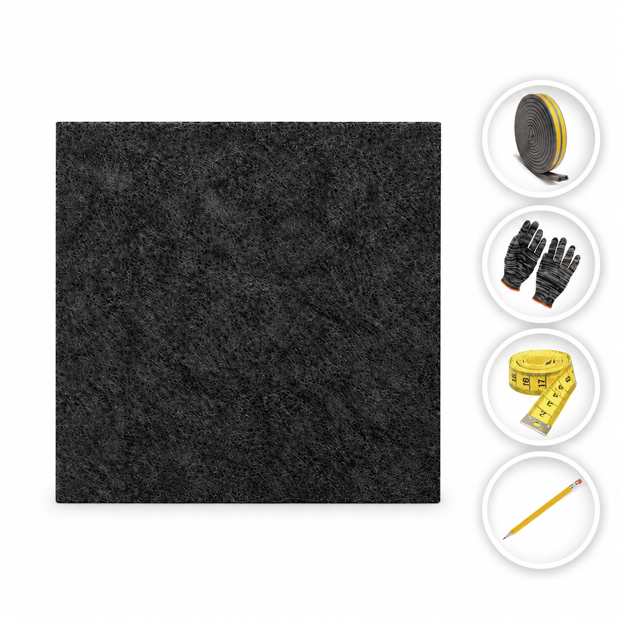 Quiet Your Room in 20 Minutes — Door Soundproofing Kit (KK1184)