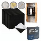 Arrowzoom Acoustic Putty Pads for Electrical Boxes – Seal Gaps, Stop Noise Leaks, Fire-retardant (KK1478)