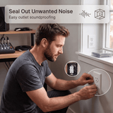 Arrowzoom Acoustic Putty Pads for Electrical Boxes – Seal Gaps, Stop Noise Leaks, Fire-retardant (KK1478)