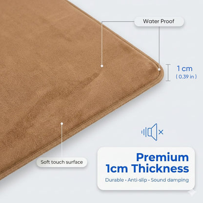Arrowzoom Anti-Slip Floor Protection Soundproof Noise Vibration Mats for Drums - KK1249