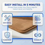Arrowzoom Anti-Slip Floor Protection Soundproof Noise Vibration Mats for Drums - KK1249