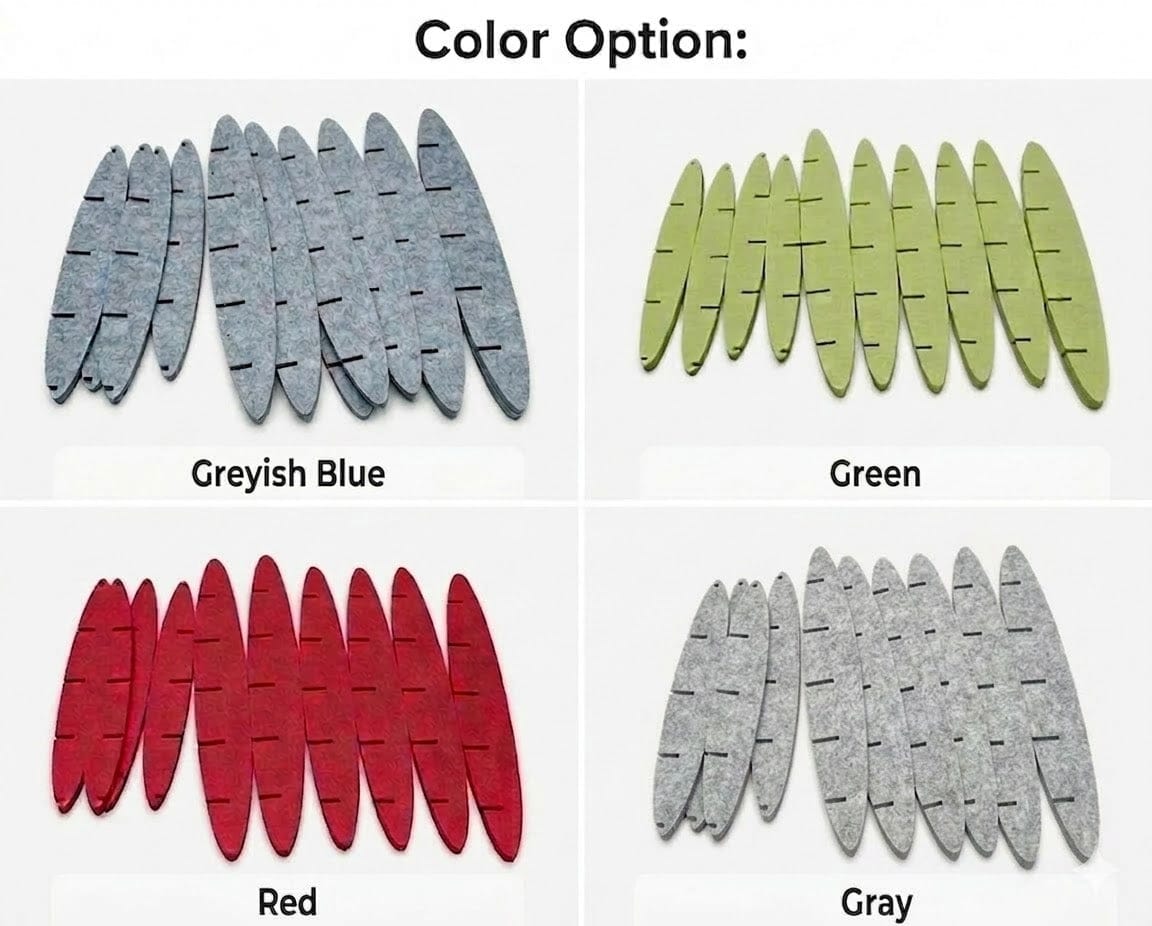 Arrowzoom EchoArt Elegant Sound Absorbers Hanging Ceiling Panels Gray 60 cm - KK1458