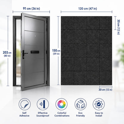 Arrowzoom Door Kit PRO — Heavy-Duty Soundproof Panels (KK1244)