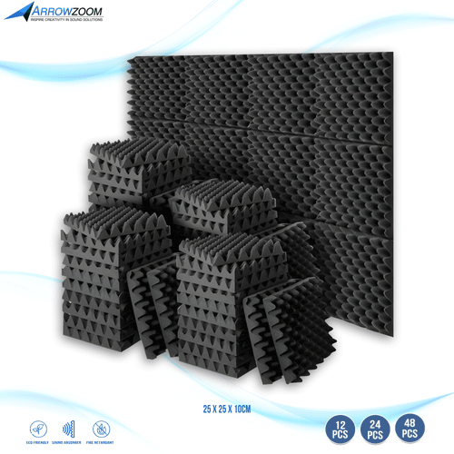 Arrowzoom Acoustic Eggcrate Panel - Black KK1052
