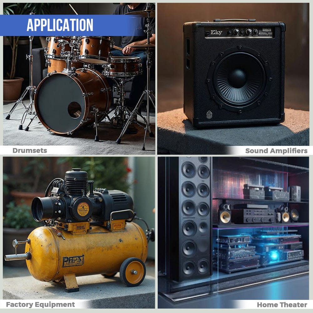 Arrowzoom ProSound 1pc Heavy Duty 3-Layer Thick 5.5cm/2.1" Floor Pads - KK1468