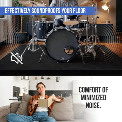 Arrowzoom ProSound 1pc Heavy Duty 3-Layer Thick 5.5cm/2.1" Floor Pads - KK1468