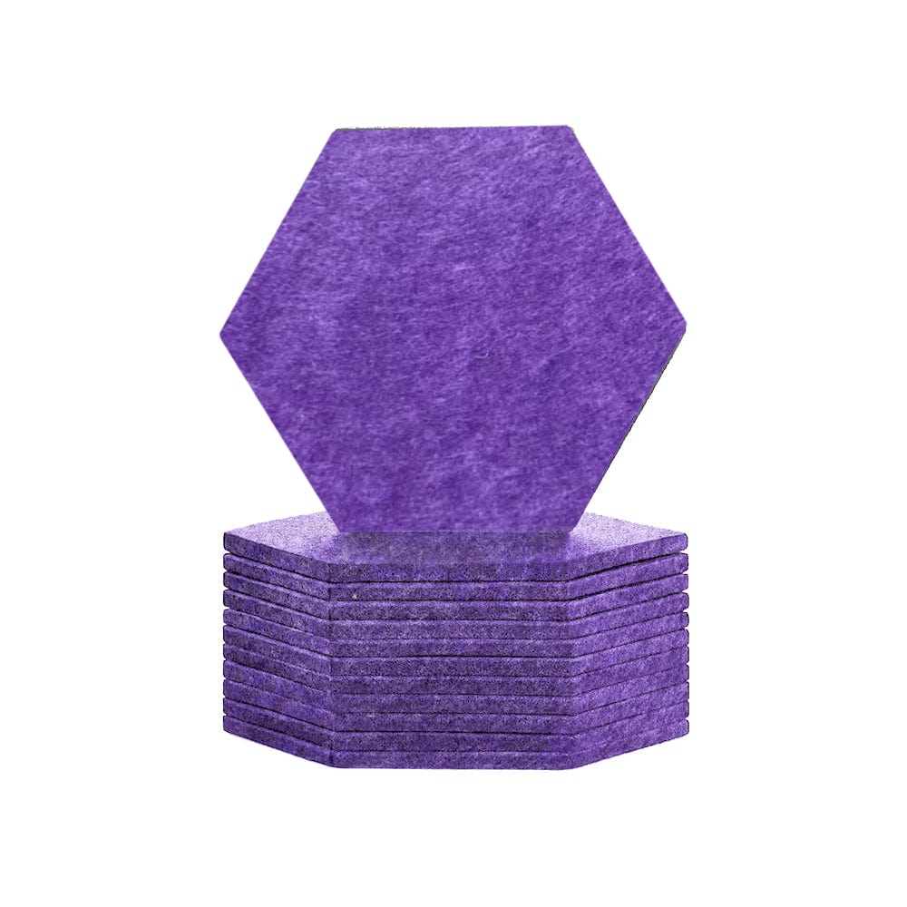 Arrowzoom Hexagon Felt Sound Absorbing Wall Panel - Solid Color - KK1224