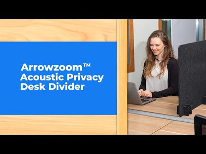 Arrowzoom Acoustic Privacy Desk Divider KK1206