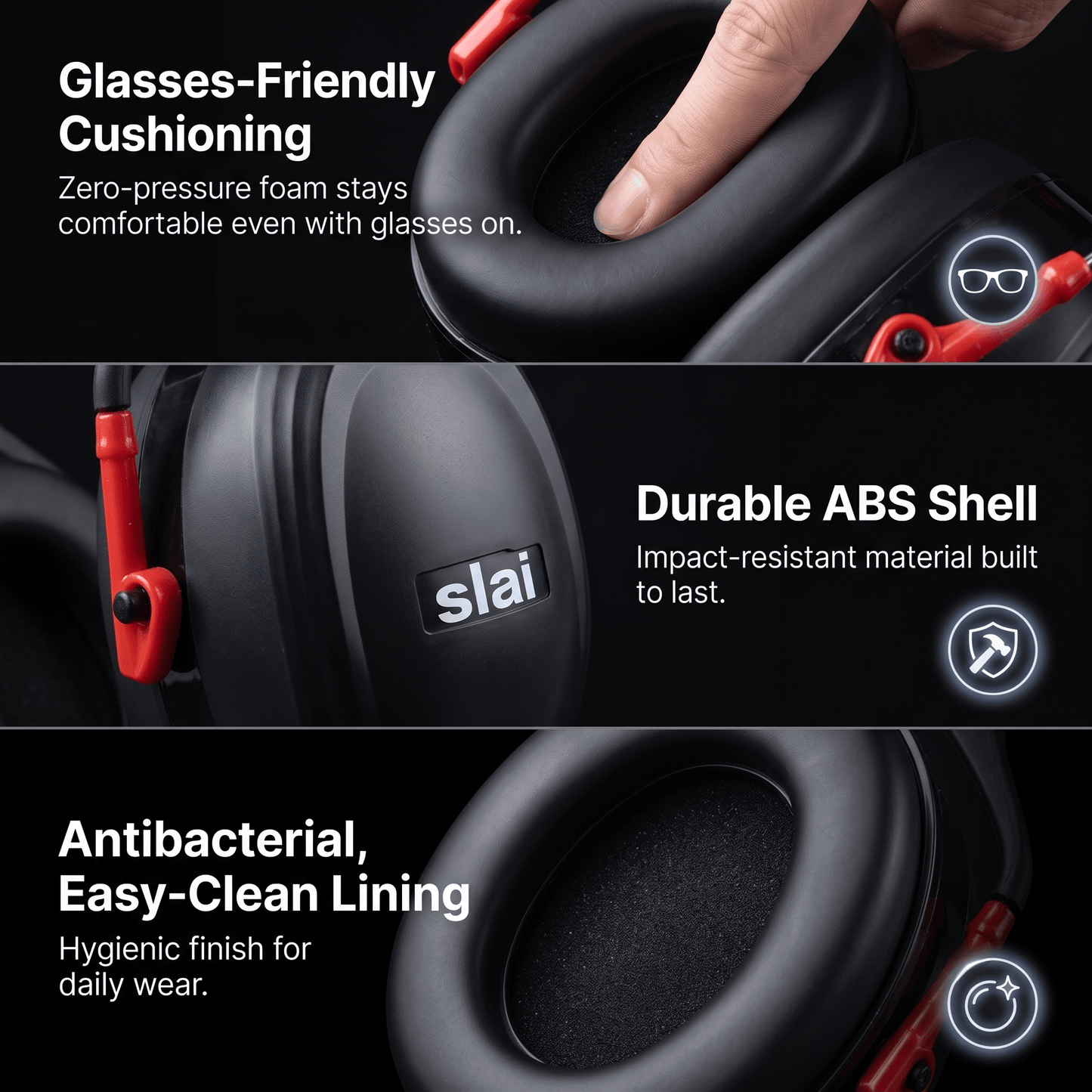 Arrowzoom Bundle — Dual-Hole Ear Pillow + Soundproof Ear Muffs KK1482