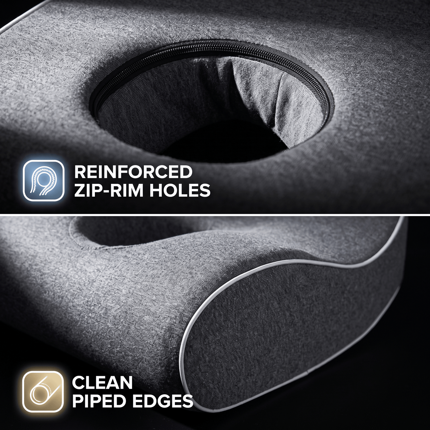 Arrowzoom Bundle — Dual-Hole Ear Pillow + Soundproof Ear Muffs KK1482