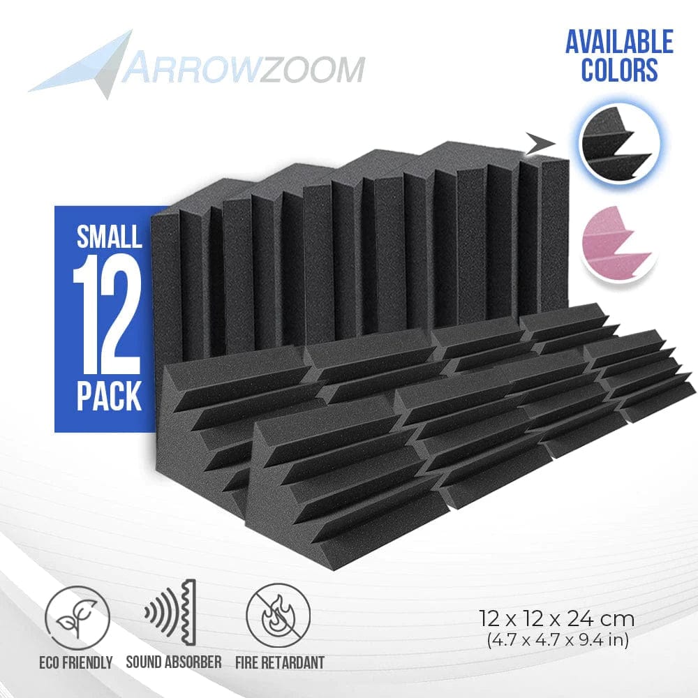 Copy of Arrowzoom™ Bass Trap & Fabric Wrapped Soundproofing Bundle (Black) KK1435