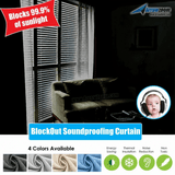 Pitch-Black Bedroom in 10 Seconds — Blackout + Thermal Curtain (KK1145)