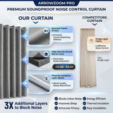 Soundproof Blackout Curtain PRO — Block Noise, Light & Drafts in Any Room (KK1251)
