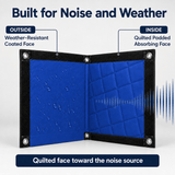 Outdoor Soundproof & Water Proof - Air conditional - KK1479 Blue / 1 Piece