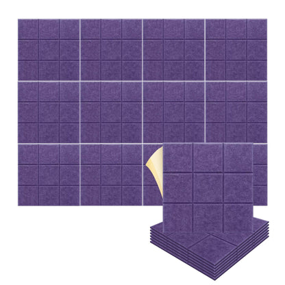 Arrowzoom "Grid Matrix" 3D Square Polyester Felt Art Panels - KK1389