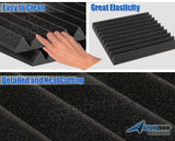 Arrowzoom Acoustic Hemisphere Grid Foam - Solid Colors - KK1040