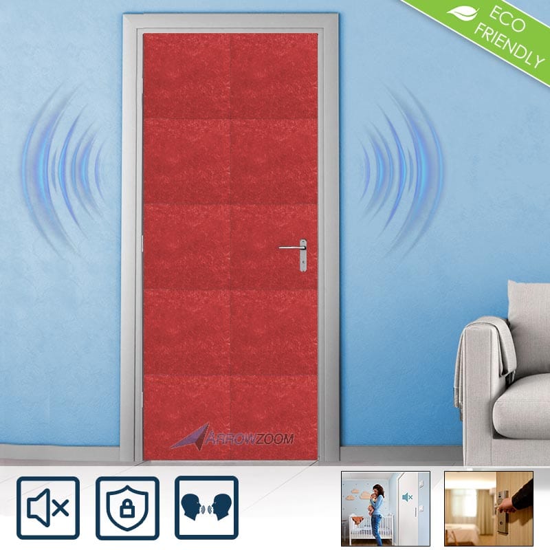 Arrowzoom Door Soundproofing Kit All in One Acoustic Panels KK1184