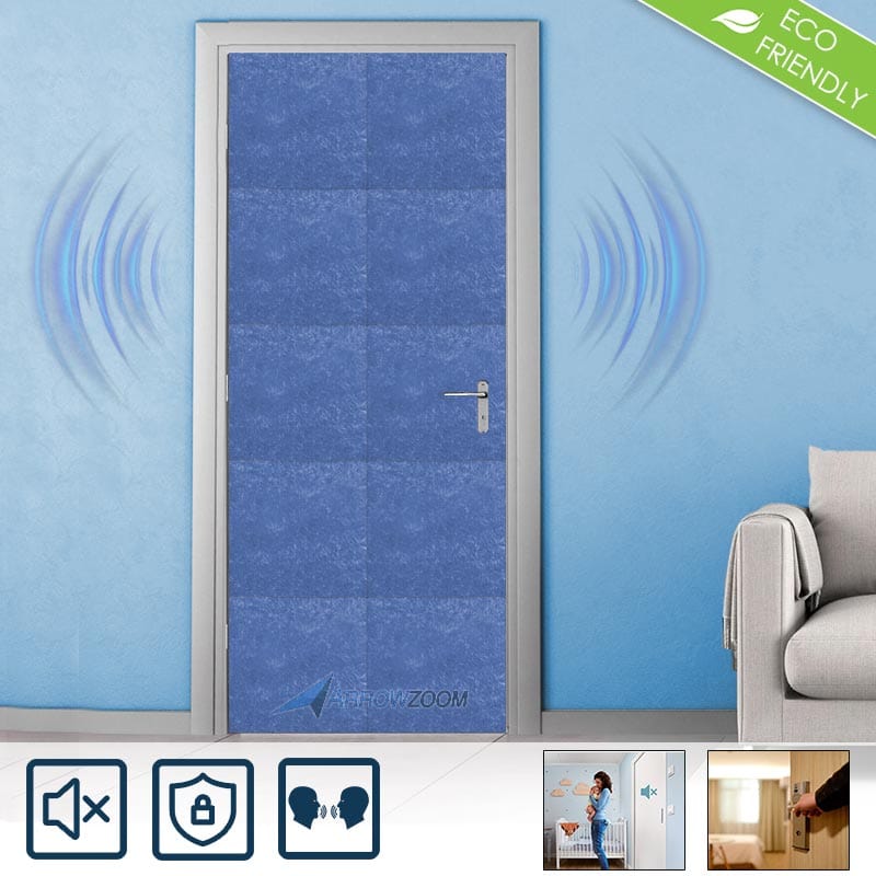 Arrowzoom Door Soundproofing Kit All in One Acoustic Panels KK1184