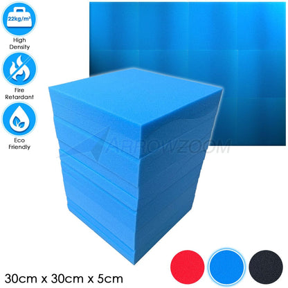 Arrowzoom™ PRO Series Soundproof Foam - Wave Pro - KK1199 Blue / 12 pieces