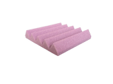 Arrowzoom Acoustic Wedge Tiles Foam - Solid Colors - KK1134 Burgundy / 1 Piece - 25 x 25 x 5 cm / 10 x 10 x 2in