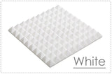 New 6 pcs Bundle Pyramid Adhesive Backed Tiles Acoustic Panels Sound Absorption Studio Soundproof Foam 7 Colors KK1053 Arrowzoom.