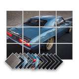 Arrowzoom Car Velcro Felt Art Wall Panels KK1227 Design A / 12 Pieces - 120 x 90 cm / 47.2 x 35.4 in