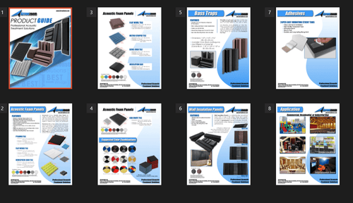 FREE Acoustic Foam Product Guide Catalog