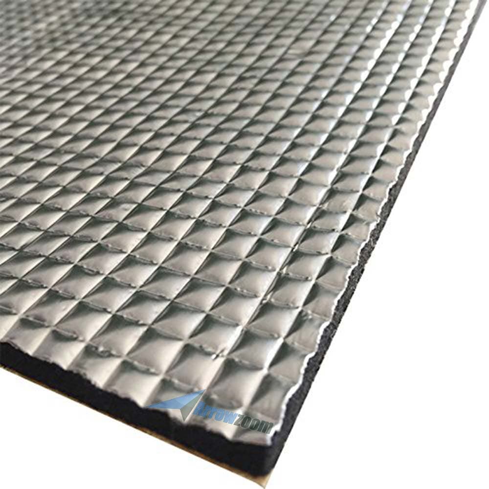 Arrowzoom Car Sound Deadening Mat - Aluminum Foil - 1 Meter - KK1149