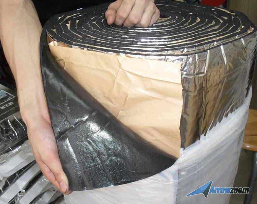 Arrowzoom Fireproof Aluminum Insulation Foil Mat - 1 Meter - KK1151 (Water Pipe/ Furnace/ AirCon/ Ceiling )