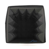 Arrowzoom Portable Microphone Isolation Box - Studio Voice Booth - KK1159 Black