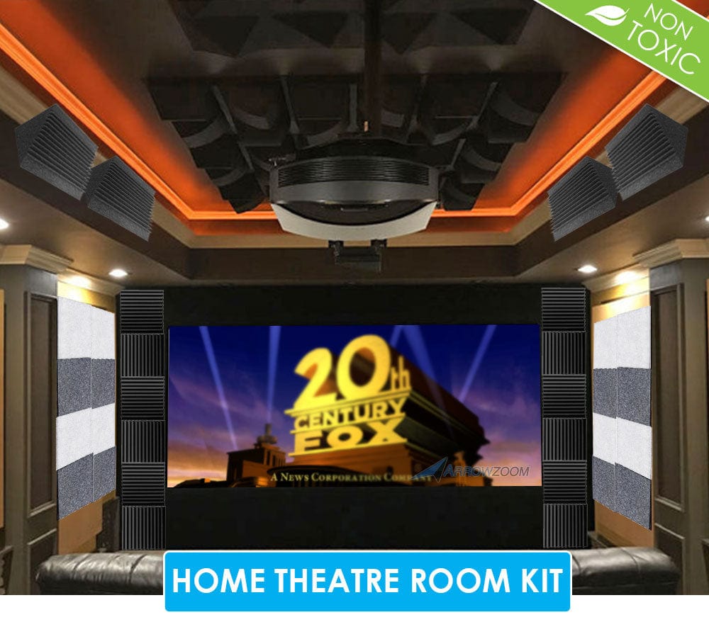 Arrowzoom Home Theater Kit - All in One Acoustic Panels Kit - KK1183